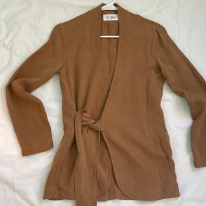 York Street 100% Tencel wrap jacket